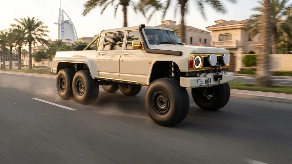 Custom 6x6 Nissan Patrol Y60 — view 1