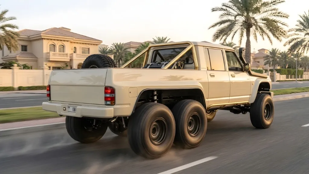 Custom 6x6 Nissan Patrol Y60 — view 2