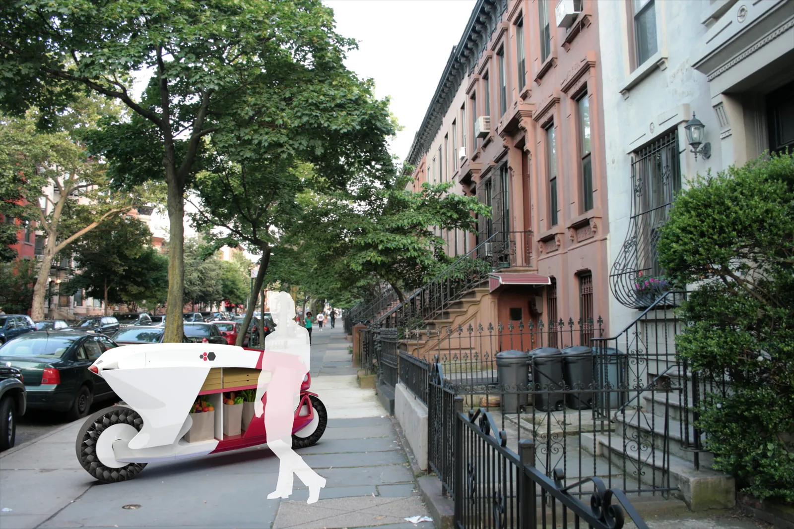 YDrive Akira — Autonomous Delivery Vehicle — view 2